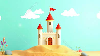 Amazing Castle with an outside view will provide all families a long lasting memory!