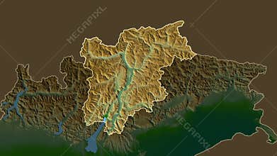 Trentino-Alto Adige, Italy, extruded. Physical