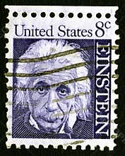 USA 8c Einstein Stamp