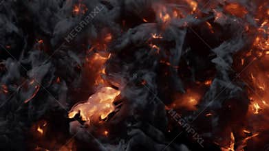 Explosion transition with alpha channel