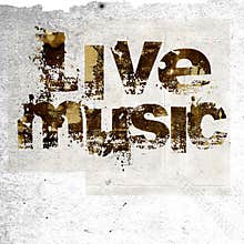 Live music grunge background