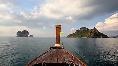Long tail boat in Thailand