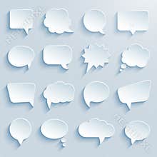 Paper communication bubbles