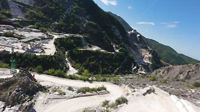 Flying Through The Natural Paths Of The Marble Caves