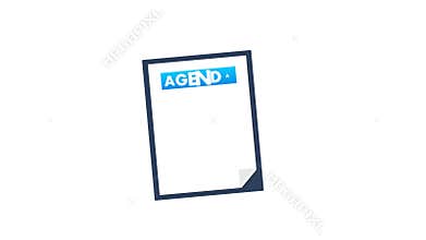 Visualizing Time Management with Agenda and Stopwatch Animation