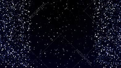 Abstract Particle Background with Light Leaks