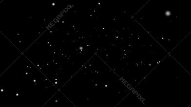Abstract Particle Background with Light Leaks