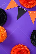 Happy Halloween vertical banner design.