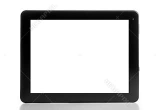 Digital tablet pc isolated on white background