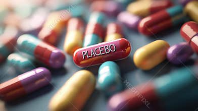 Placebo Pills Among Other Capsules with Label