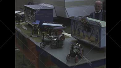 Steam engines models showcased at vintage fair