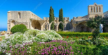13th century Gothic monastery at Bellapais,northern cyprus 3