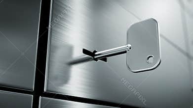 Opening safety deposit box