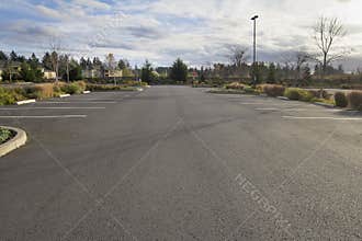 Empty Parking Lot