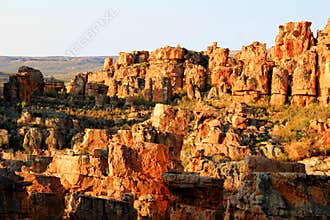 The Stadsaal Caves landscape in the Cederberg, South Africa