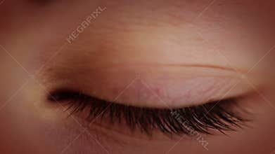 The aging eye. Close-up