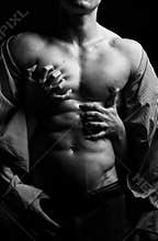 Passion woman and man