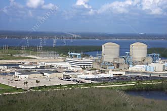 Nuclear power plant.
