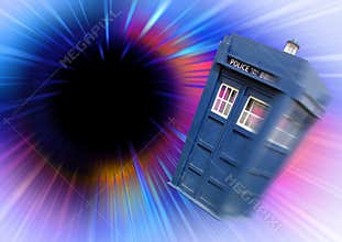 Dr who tardis black hole vortex