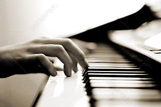 Gentle piano music