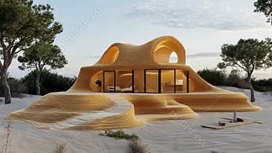 Innovative Sustainable Architecture Showcases Ecofriendly Design in a Smart City Setting With Renewable Materials