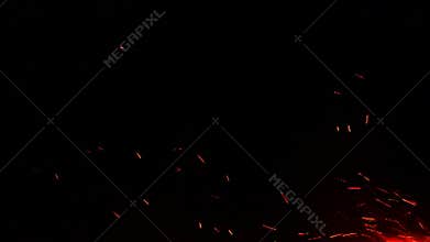 Campfire Sparks Background