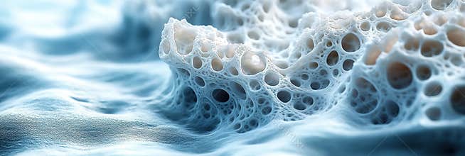 Nanostructured layers detailed textures inspired by nanoscale patterns in biomaterials