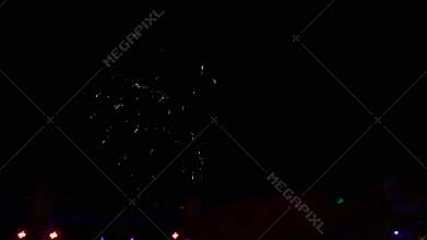 Fireworks At Sea In The Caribbean