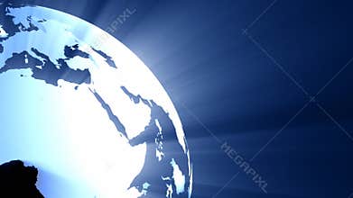 Globe loop, stock footage