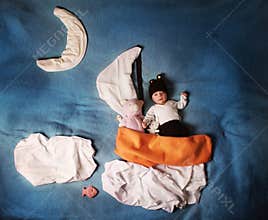 Baby's sweet dream of the night - night sail ride