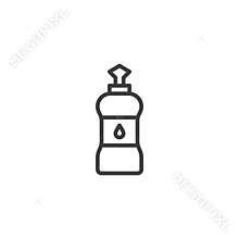 Water Bottle line icon