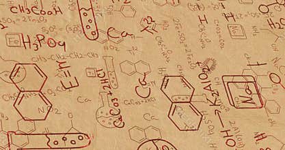 Hand - drawn Chemistry Themed Sketch