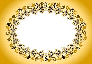 Golden Antique Old Frame