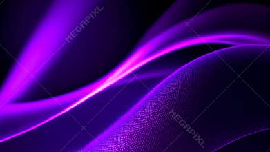 Purple waving fabric with light effect