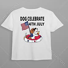 Dog celebration 4th July