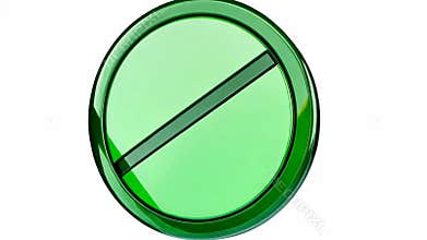Green check or cross icon