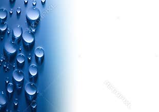 Abstract Water Drops Background with Beautiful Light and white