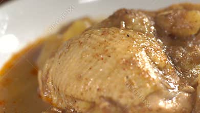 Thai tradition food : Massaman Curry is popular Thai food.