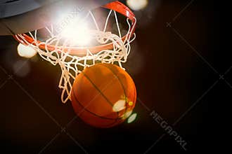 Basketball Game Action