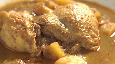 Thai tradition food : Massaman Curry is popular Thai food.