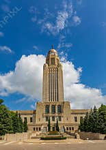 Nebraska State Capitol Building in Lincoln