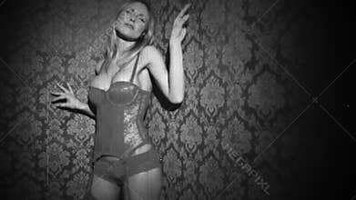 Beautiful woman posing