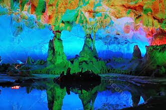 China Guilin caves
