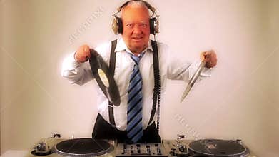 Awesome grandpa DJ
