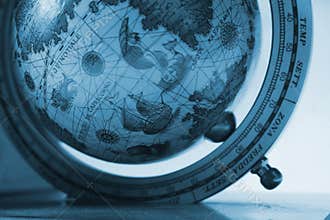 Early explorer's globe