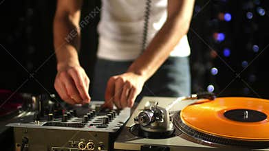 Cool male dj