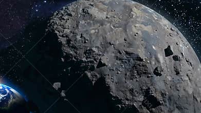 A huge asteroid or a wandering planet dangerously close to Earth. A cosmic threat to civilization.