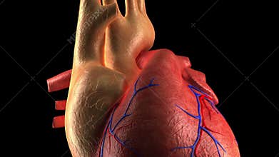 Anatomy Heart - Human Heart Beat