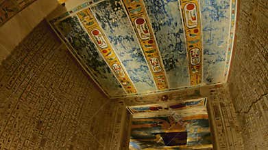 ancient color egypt images on wall