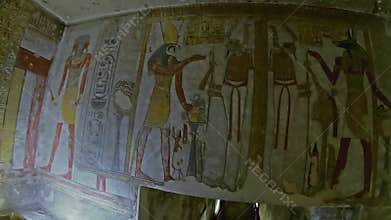 ancient color egypt images on wall